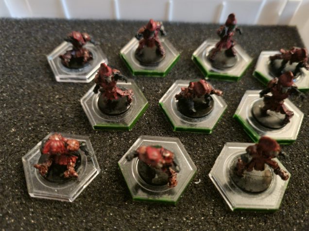 My painted Zees team, really like them and the scheme not far from what I painted the MVP about a decade ago lol. Scheme is based on a 1999 planet of the apes soldiers armour. Really happy with them, shame they're so small its hard to see all those little details!