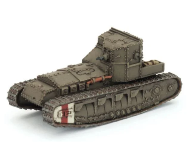 I always wanted to paint and play with WW1 tanks but never saw a real opportunity to do so. But this Dieselpunk Steampunk world seemed like an opportunity. 