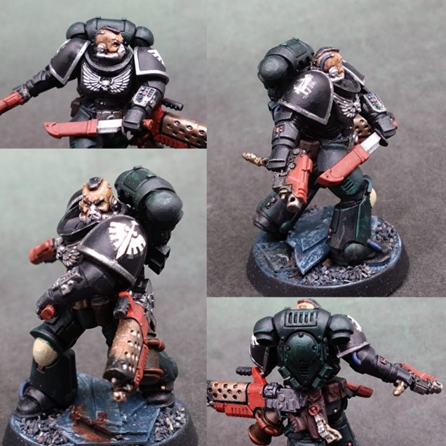 #77 Dark Angel Sergeant w/ Flamer - Pangasius