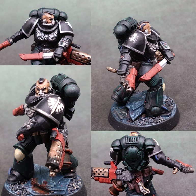 #77 Dark Angel Sergeant w/ Flamer - Pangasius