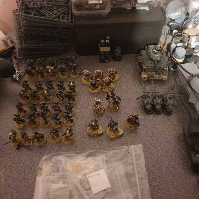 The state of the army before.