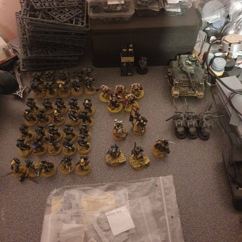 The state of the army before.