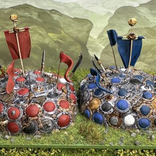 Goblinoid schiltrons, the bombard and catching up with basing