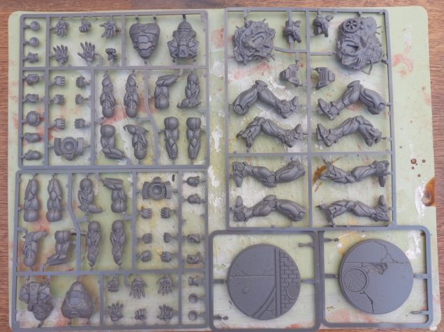 Three sprues for the two Mk4 Sentinels