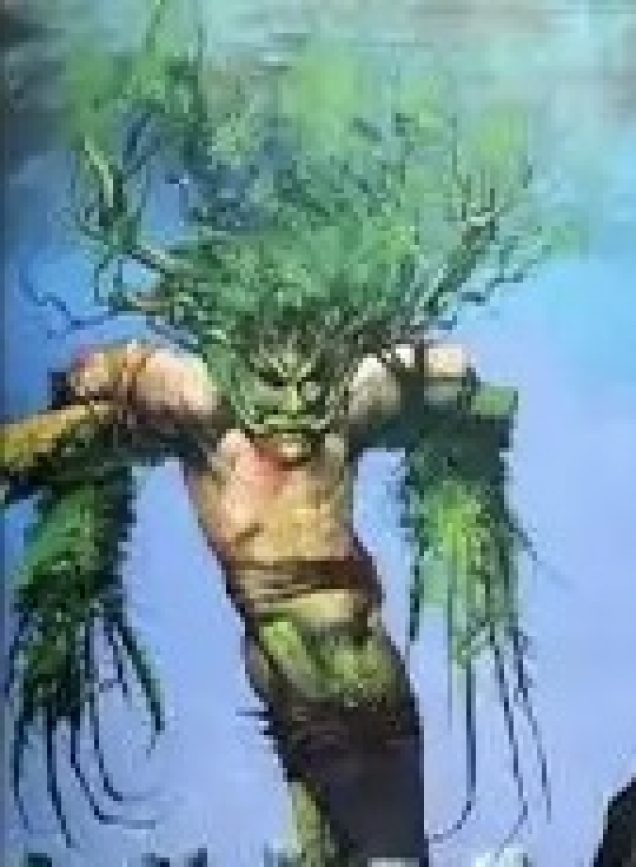 Simon Bisley's Green Man in The Horned God