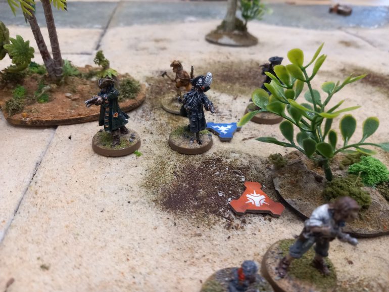 Black bob tried to shoot the enemy in the back lime the scoundrel he is but he couldn't stop the treasure being taken away. He will get his revenge