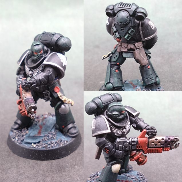 #81 Dark Angel Marine w/flamer - Ringus