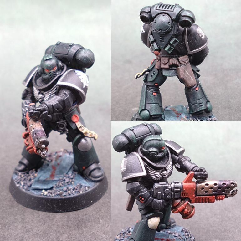 #81 Dark Angel Marine w/flamer - Ringus