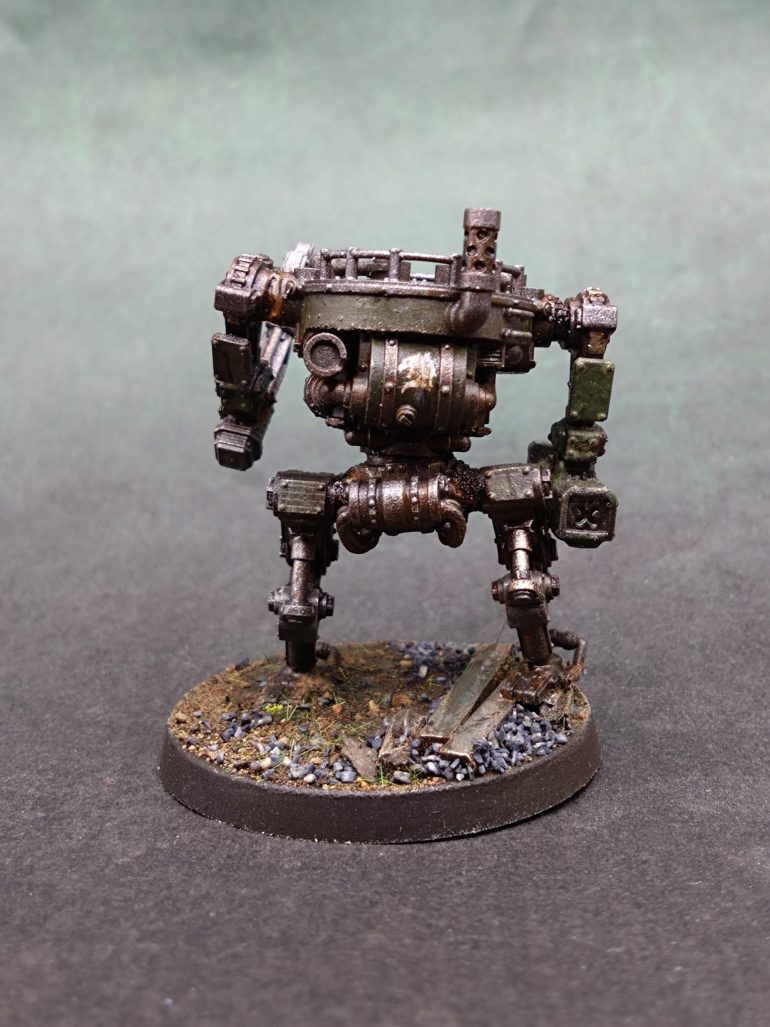 The game is played at 15mm scale, so they're not meant to represent anything as massive as some mech games that play in 6 mm or even 2 mm.