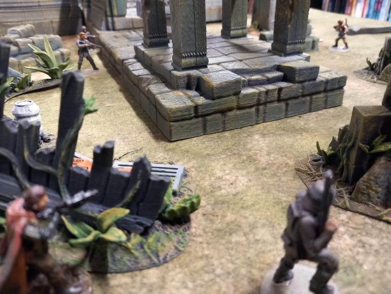 Still missing weedo the crew head for the target unaware that imperial army snipers have them in view