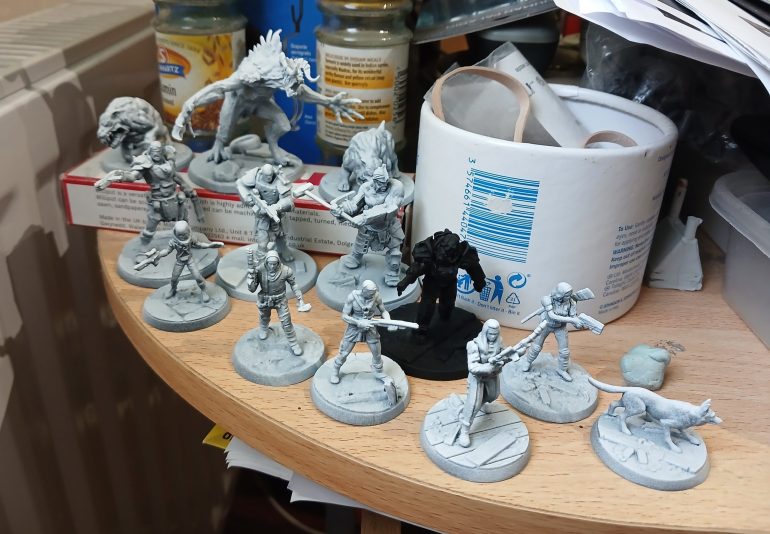 Finally making a start…