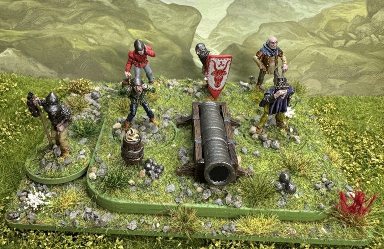 Goblinoid schiltrons, the bombard and catching up with basing