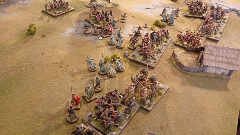 The English close the trap, Halfdane is attacked from all sides