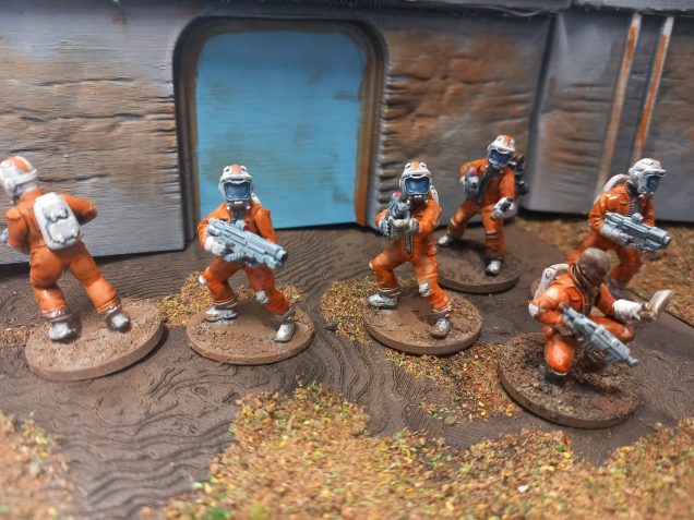 Forces have ho roll up weapon options so I tried to cover as many as possible from the tables. Specialist troops have the heavier options 