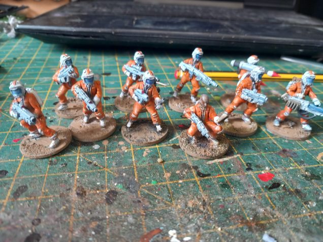 I went for a retro orange because it gives them that engineering look.