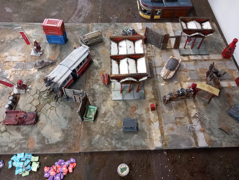 Had a couple of days playing fallout Factions. First scenario sees the operators vs the pack in a skirmish in the wasteland outside the park