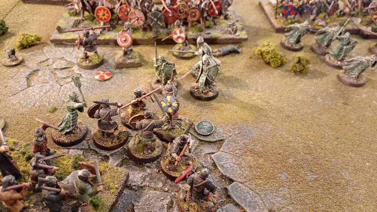 Halfdane leads the attack