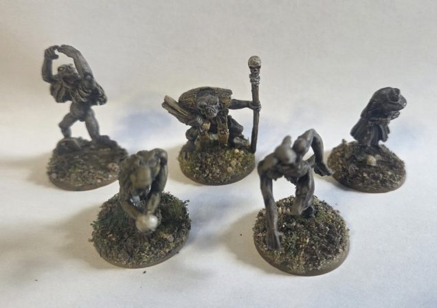 Rafm Ghouls, just need a few additional highlights. Rafm Cthulhu range was one of my first miniature collections, and and in my opinion, up until the Spectre Cosmic Horror, were the best Cthulhu models out there. I still have lots.