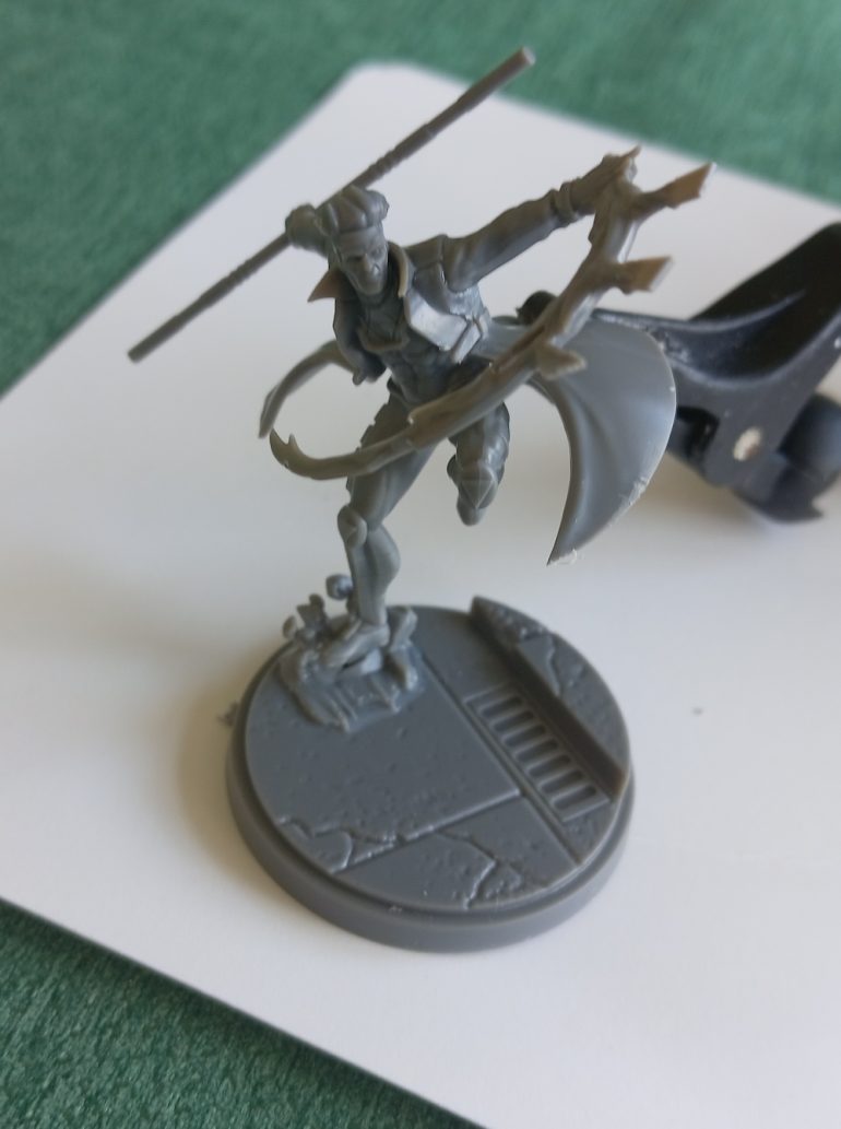 Gambit proved troublesome with the lower part of his cloak.