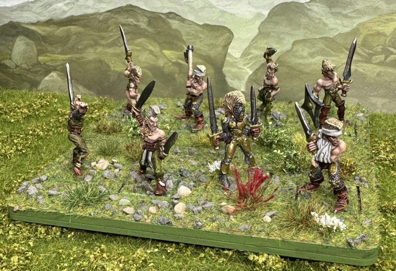 Goblinoid schiltrons, the bombard and catching up with basing