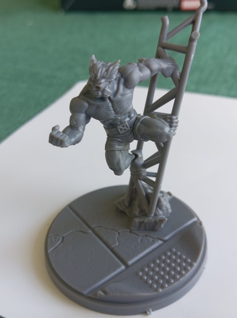 Beast should be one of the easiest to paint as he's mostly fur.