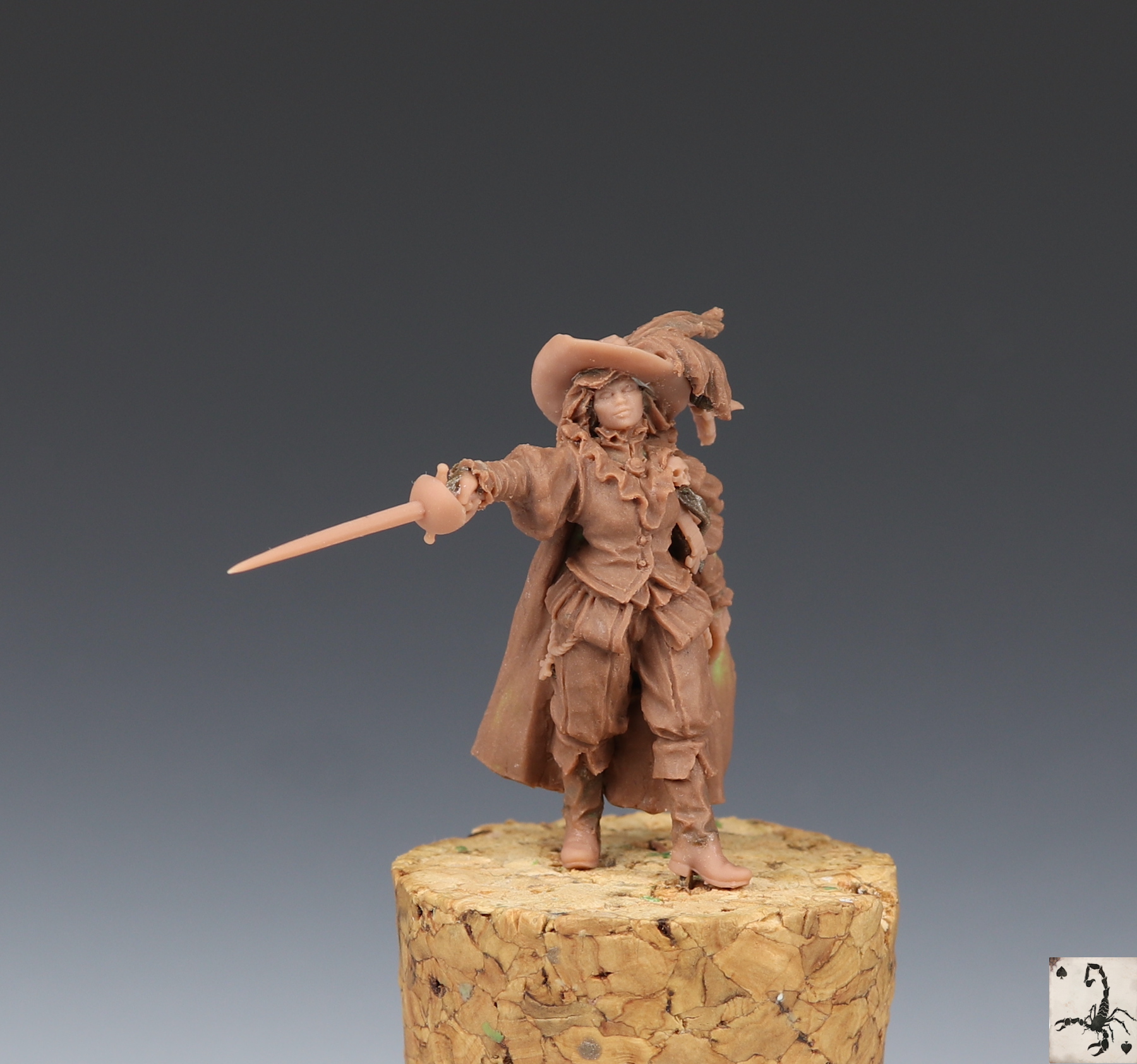 Female Musketeer - Black Scorpion Miniatures