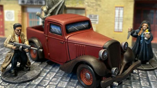 Mythos Motors: 28mm Vehicles for Pulp, Gangsters & Cthulhu Wargaming