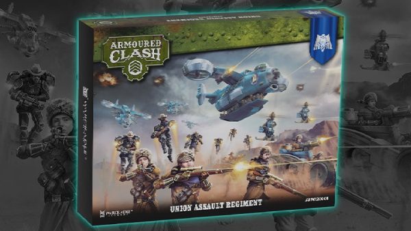 10mm Union Assault Regiment Brings Air Support To Armoured Clash