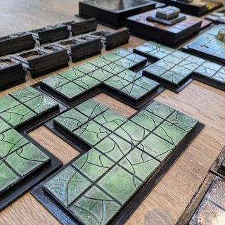 FULL SET OF PAINTED BOARD SECTIONS
