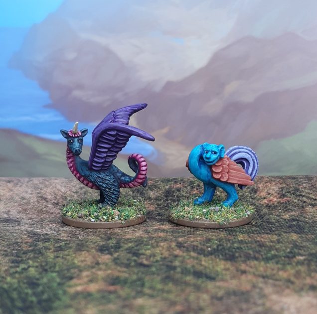 Finished Marginalia Dragons