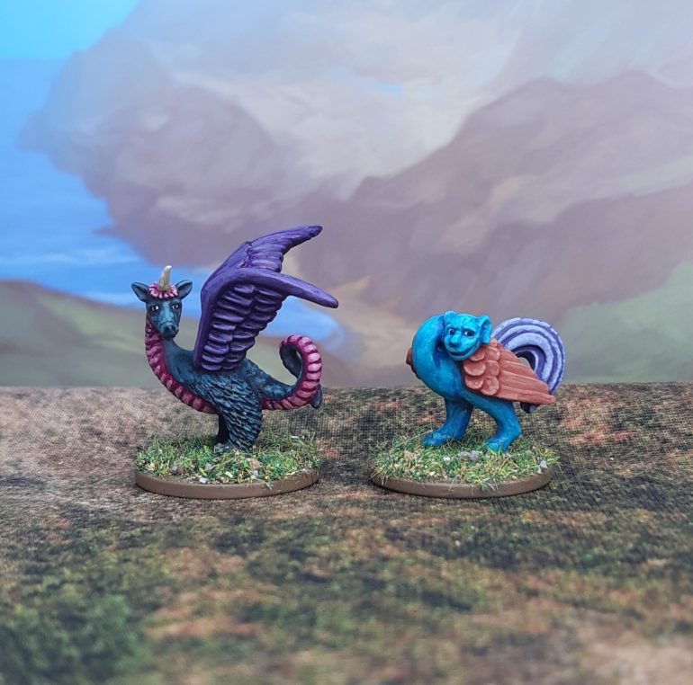 Finished Marginalia Dragons