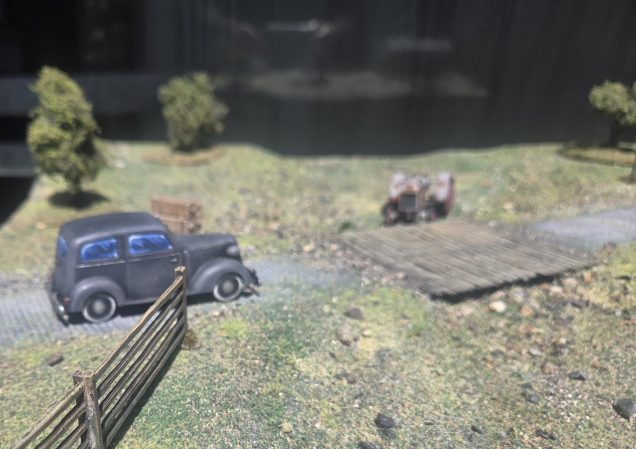 Terrain board finished and a few Ghouls