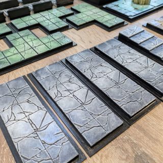 FULL SET OF PAINTED BOARD SECTIONS