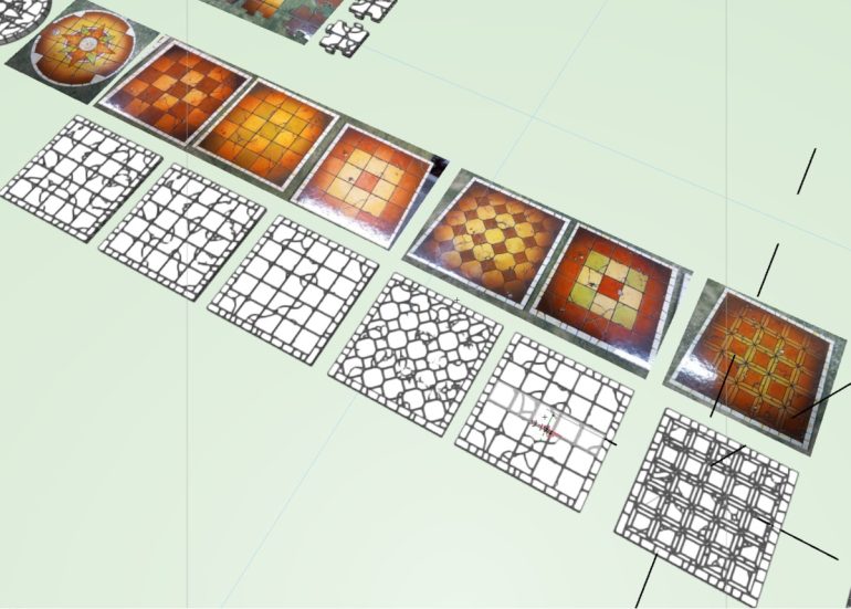 A friend of mine has been producing 3d Files for creating board pieces for warhammer quest. I asked if he could fo the same for advanced heroquest which is my dungeon crawler of choice. I sent him images of the board pieces znd he got to work recreating them, right down to the broken flagstones