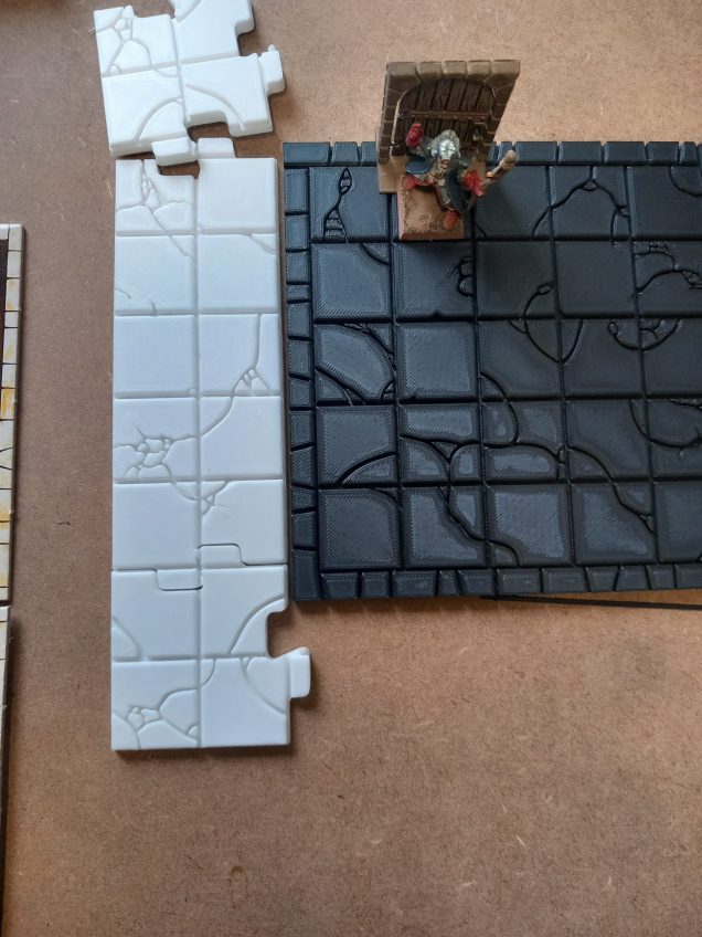 They are smaller because they have an outer wall where doors are placed. So as you can see my room didn't fit beside the corridor  sections