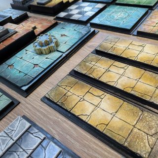 FULL SET OF PAINTED BOARD SECTIONS