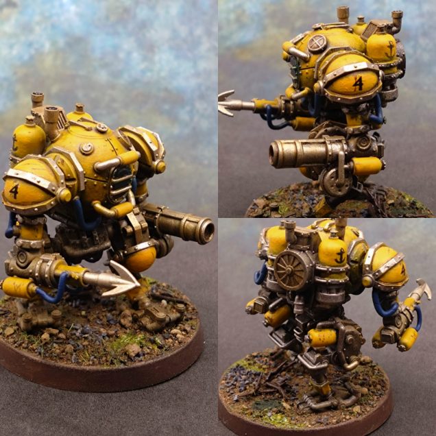 I did the anchors freehand, but the numbers were from a Blood Bowl decal sheet.