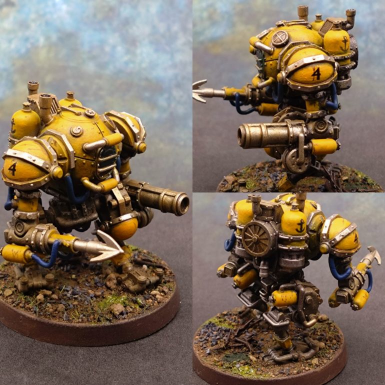 I did the anchors freehand, but the numbers were from a Blood Bowl decal sheet.