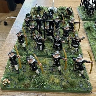 Basing the enemy - Oldhammer Gondor and Rohan