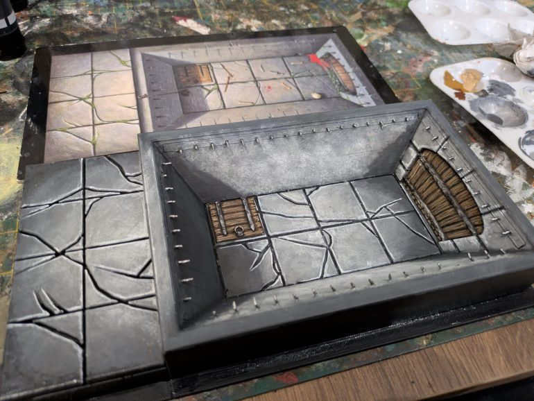 The Fighting Pit: I like the way the forced perspective has worked out here. I also think the level changes have worked without making the board section too chunky or unbelievable