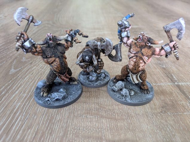 The base size for these guys might be an issue on the tabletop - but that said if you draw the 1D3 minotaurs card there's probably enough on the table to be keeping you occupied! 