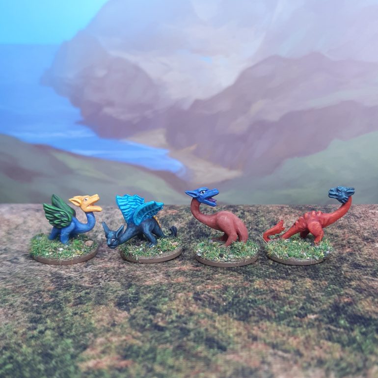 Finished Marginalia Dragons