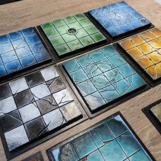FULL SET OF PAINTED BOARD SECTIONS