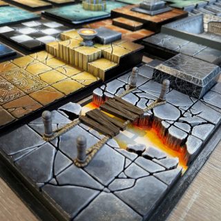 FULL SET OF PAINTED BOARD SECTIONS