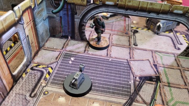 K-9 squares off against an Ogron.