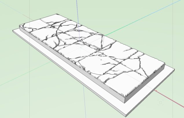 I created the 3D files using Vectorworks, which is an architectural drawing program. The downside with this is that organic shapes can be difficult or impossible to recreate
