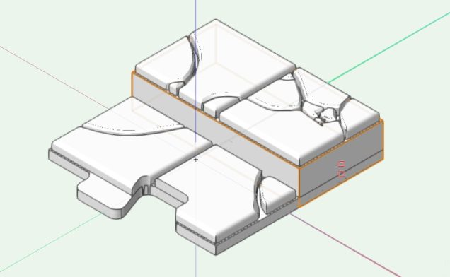Another problem is stairs. I can't really do stairs going down to the next level unless I elevate the rest of the board so they will always go upstairs.