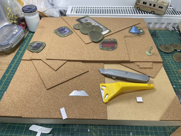add height for interest and to use up materials