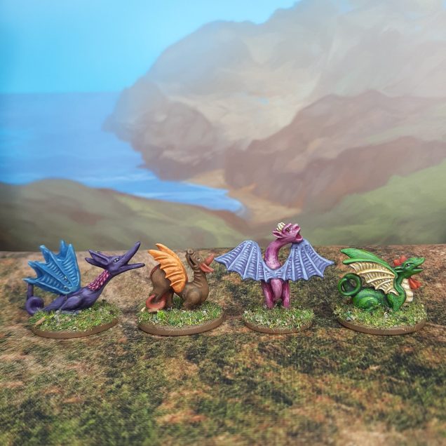 Finished Marginalia Dragons