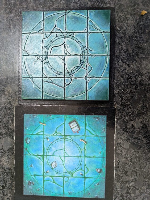 The Circle of Power - struggled with the very bright green/turquoise colouring of this so i might re-visit it later